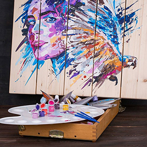 Раскраска на дереве